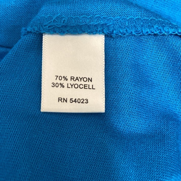 Banana Republic Knit Shift Dress Size S Teal Short Sleeves Stretch Comfy Casual - Picture 7 of 9